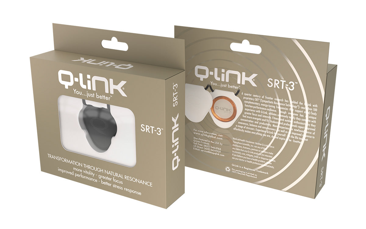 Q-Link Acrylic SRT-3 Pendant (Translucent Silver Spring) - Q-Link Products