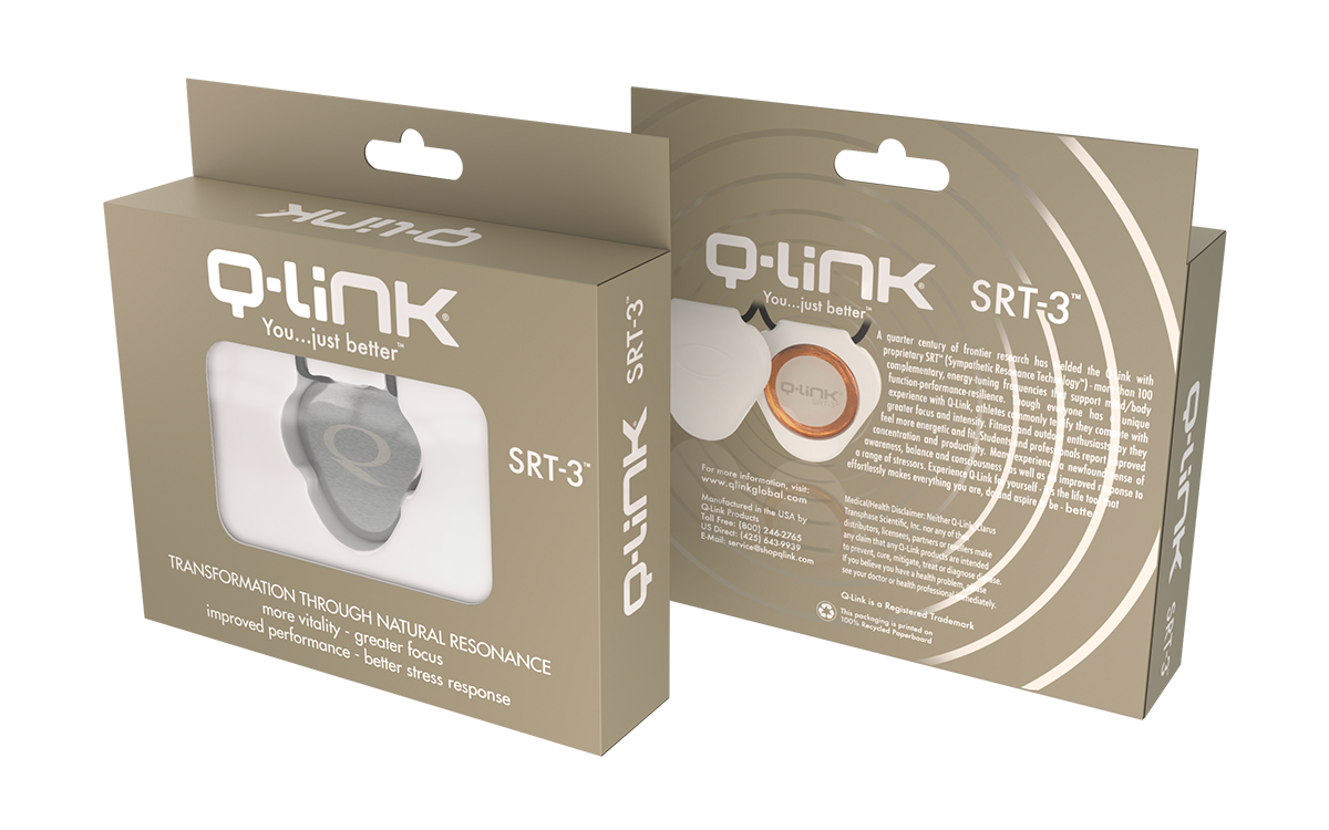 Q-Link Stainless Steel SRT-3 Pendant (Natural) - Q-Link Products